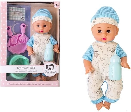 Baby pop met accessoires - 1 stuk