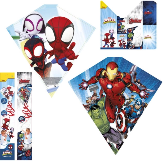 Marvel vlieger Spidey/Avengers 59 × 56 cm - 1 stuk
