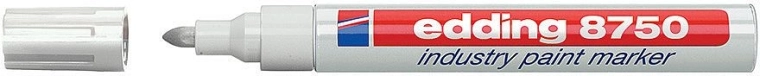 Industriële lakmarker Edding 8750 wit