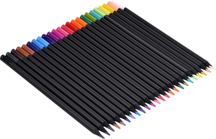 Opvallende kleuren ook op zwart papier
