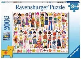 Ravensburger puzzel bloemen en vrienden 200 stukjes