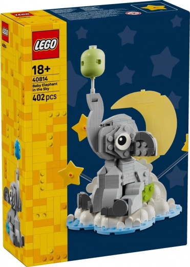 LEGO Iconic Olifantje op een wolk