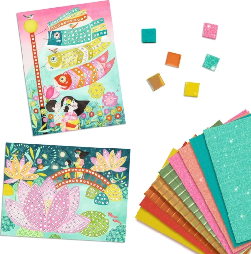 Stralende mozaïeken met glitter