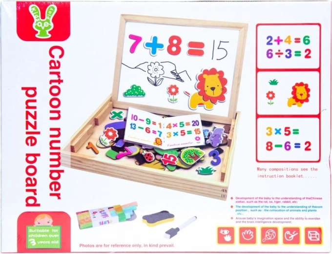 Magnetische onderdelen om spelenderwijs te leren