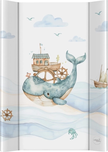 Ceba Baby verschoonkussen met harde plank 50 × 70 cm Ocean Adventure