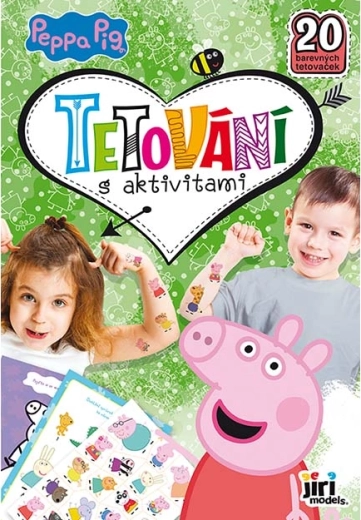 Tattooboek met activiteiten Peppa Pig