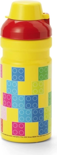 Lego drinkfles rood/geel 390 ml