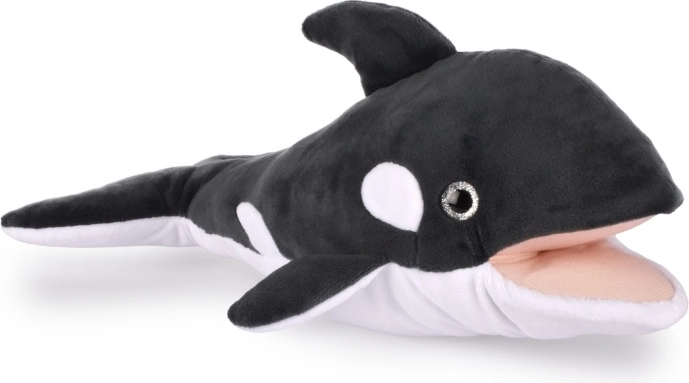Doudou Histoire d'Ours pluchen handpop orka 30 cm
