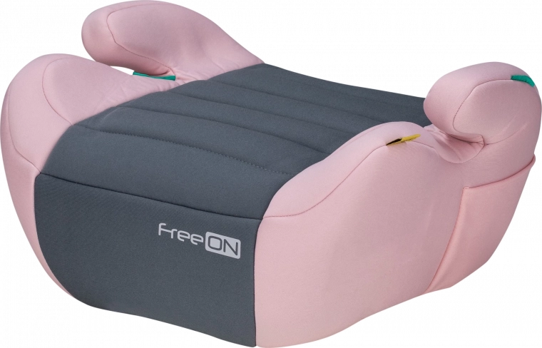 FreeON zitverhoger Booster Comfy i-Size 125–150 cm – Roze-grijs