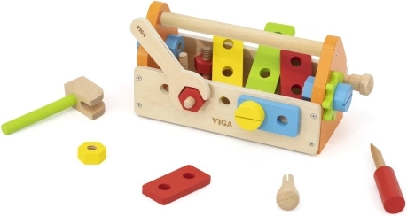 Houten gereedschapsset voor kleine klussers van Viga Toys