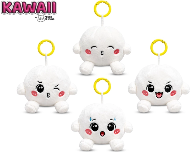 Pluchen sleutelhanger Bao knedlíček Plush Friends Kawaii 8 cm - 1 stuk