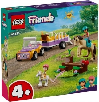 LEGO FRIENDS paarden- en ponytrailer – bouwset 4+