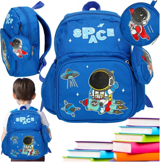 Kinder rugzak astronaut voor kleuters 30x14x23 cm
