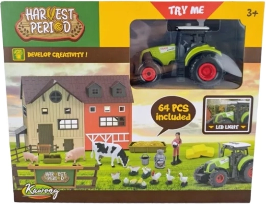 Boerderij met tractor, licht en geluid