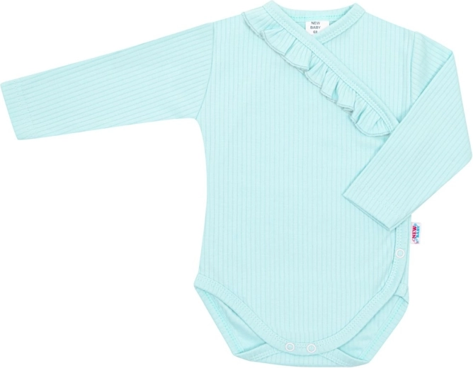 Comfortabele wikkelromper met drukknoopjes