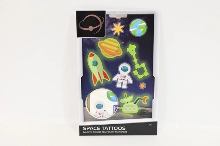 NASA tijdelijke tatoeages – ruimte-set