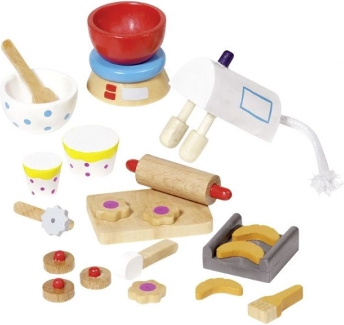 Goki houten bakset voor kinderen