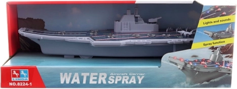 Vliegdekschip op batterijen met geluiden