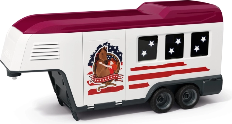 Trailer voor veilig vervoer van maximaal 5 paarden