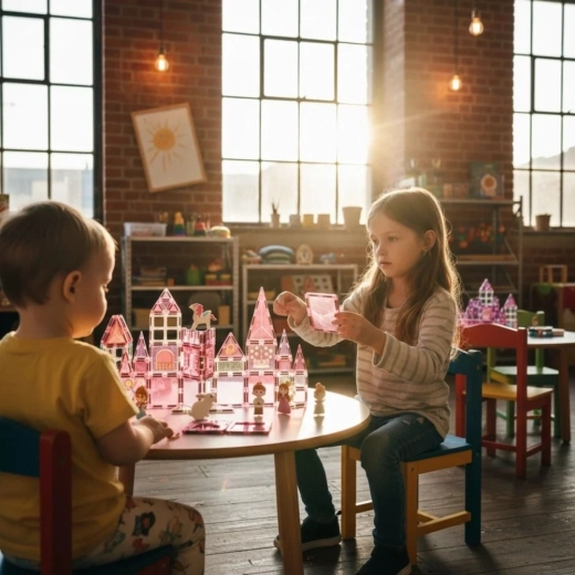 Transparante onderdelen en fantasierijk spel