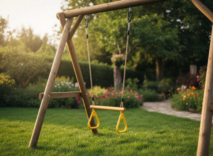 Stevige houten rekstok voor een natuurlijke grip