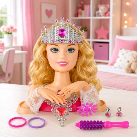 Spelen met een kapsalon en manicure