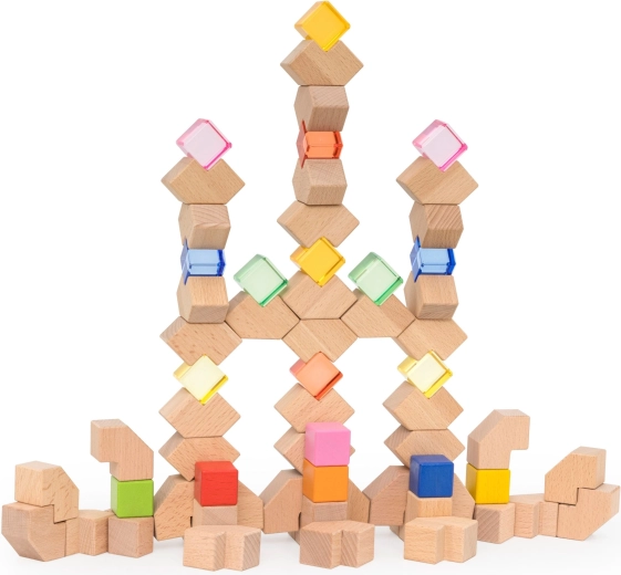 66 onderdelen voor mozaïeken en 3D-constructies