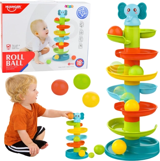 Sensorische ballentoren met olifantje