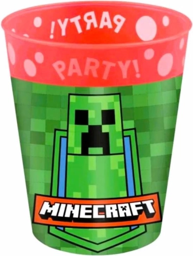 Plastic bekertje Minecraft - 1 stuk