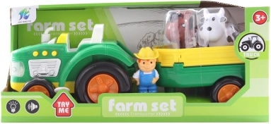 Kinderaccutrekker met aanhanger