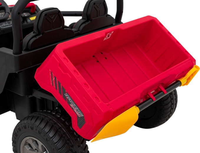 Elektrisch kantelende kiepbak en ruime kofferbak