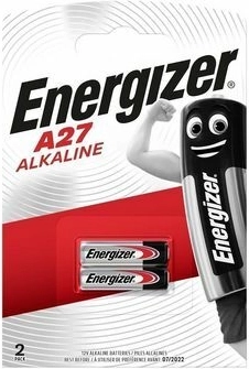 Energizer A27 alkaline batterij 12 V, 2 stuks