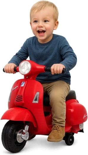 Elektrische kinderschommel Vespa Mini rood