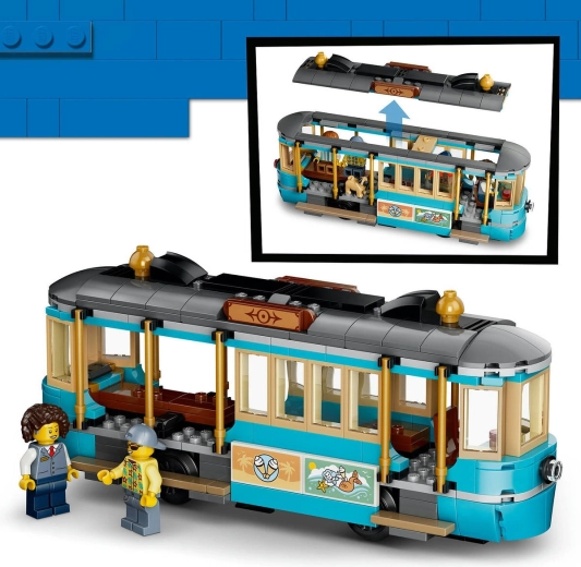 Tram met verfijnde details