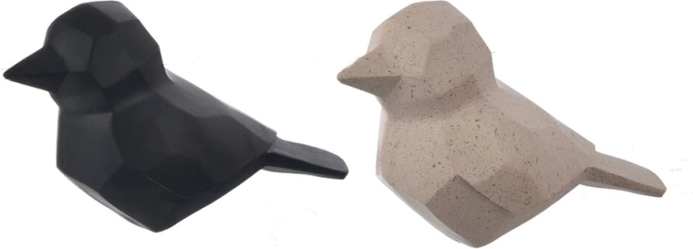 Decoratief vogeltje GEO van polyresin 19 × 9 × 12 cm (2 varianten)