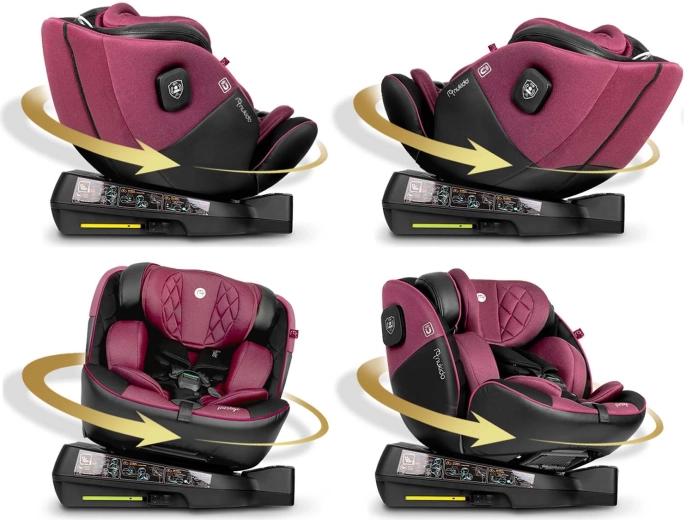 360° draaibare basis voor eenvoudig instappen