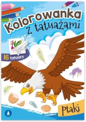 Ptakotattoo – kleurplaten en afwasbare vogel-tatoeages