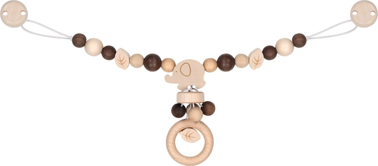 Wagenketting olifant met clips - 1 stuk