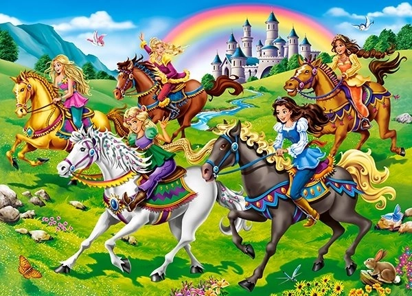 Puzzel Princess Horse Ride 260 stukjes