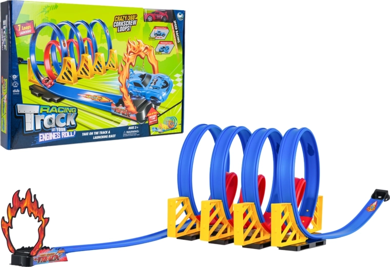 Racebaan Racing Roll met 7 lussen