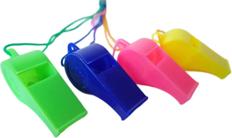 Acra plastic sportfluit aan koord - 1 stuk