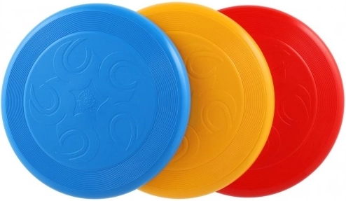 Vliegende schijf 23,5 cm – mix van kleuren