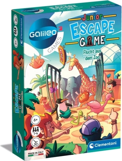 Clementoni Galileo Escape game junior: ontsnapping uit de dierentuin - 1 stuk