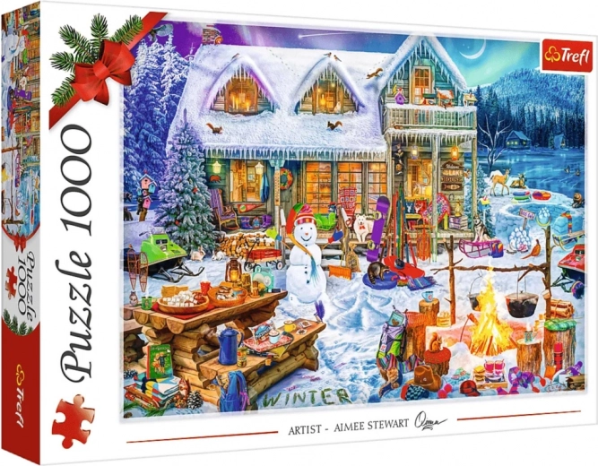 Puzzel 1000 stukjes TREFL Wintertijd XMAS