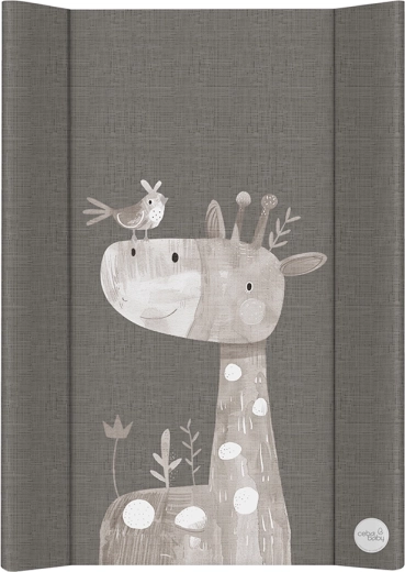 Ceba Baby zachte geprofileerde aankleedkussen voor op de commode 50 × 70 cm basic friendly giraffe