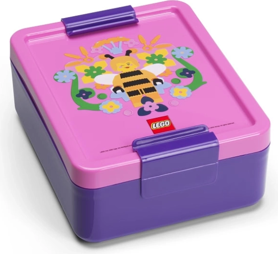 Lego broodtrommel Bee – paars