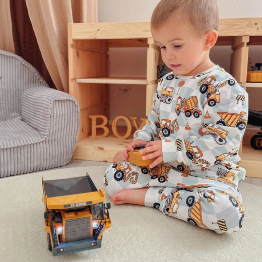 Bediening zoals op een echte bouwplaats