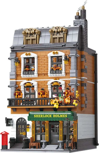 Getrouwe architectuur van Baker Street 221B