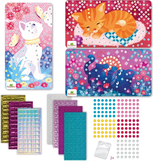 Stick & Fun kleine mozaïek katten