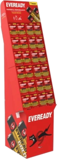 Energizer vloerstandaard voor batterijen Space Saver met 2 magazijnen